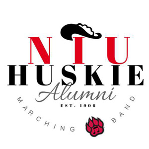 logo for NIU Huskie alumni band